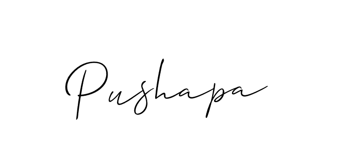 Similarly Allison_Script is the best handwritten signature design. Signature creator online .You can use it as an online autograph creator for name Pushapa. Pushapa signature style 2 images and pictures png