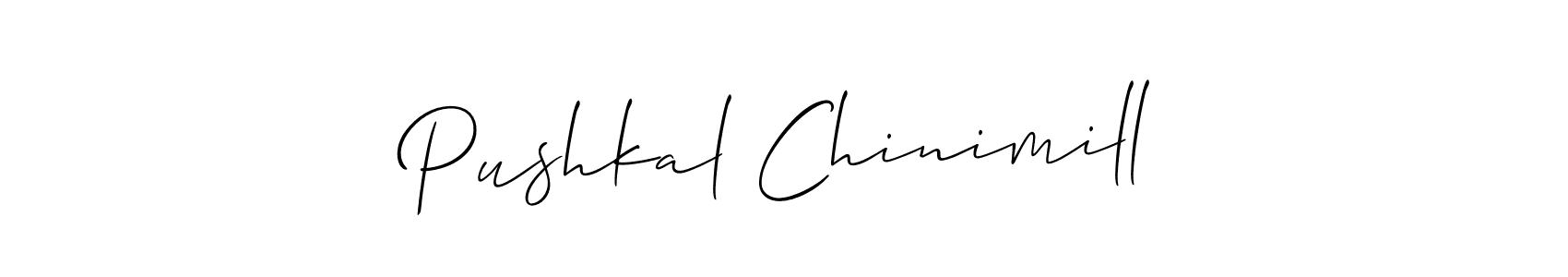 Make a beautiful signature design for name Pushkal Chinimill. Use this online signature maker to create a handwritten signature for free. Pushkal Chinimill signature style 2 images and pictures png