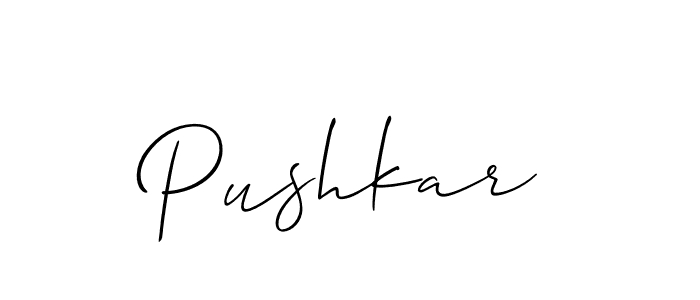 You can use this online signature creator to create a handwritten signature for the name Pushkar. This is the best online autograph maker. Pushkar signature style 2 images and pictures png
