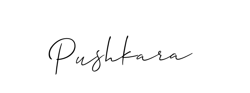 Make a beautiful signature design for name Pushkara. Use this online signature maker to create a handwritten signature for free. Pushkara signature style 2 images and pictures png