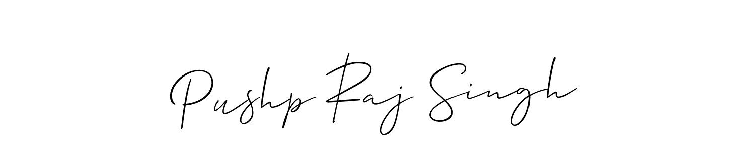 How to Draw Pushp Raj Singh signature style? Allison_Script is a latest design signature styles for name Pushp Raj Singh. Pushp Raj Singh signature style 2 images and pictures png