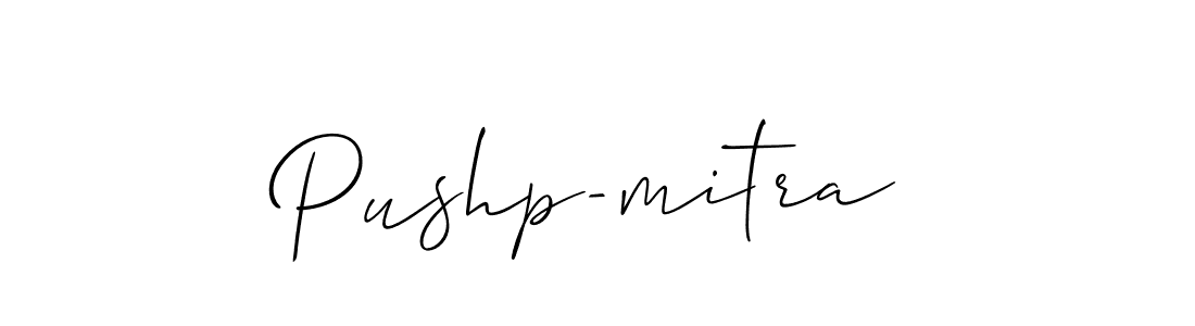 Similarly Allison_Script is the best handwritten signature design. Signature creator online .You can use it as an online autograph creator for name Pushp-mitra. Pushp-mitra signature style 2 images and pictures png