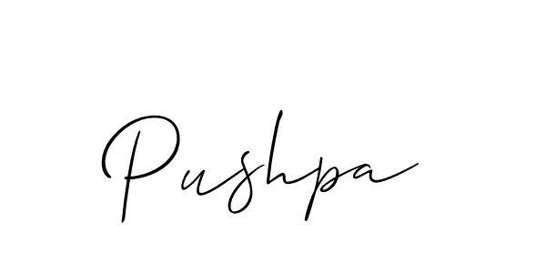 Also You can easily find your signature by using the search form. We will create Pushpa name handwritten signature images for you free of cost using Allison_Script sign style. Pushpa signature style 2 images and pictures png