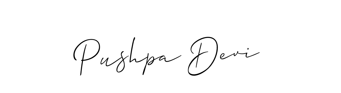 Make a beautiful signature design for name Pushpa Devi. Use this online signature maker to create a handwritten signature for free. Pushpa Devi signature style 2 images and pictures png