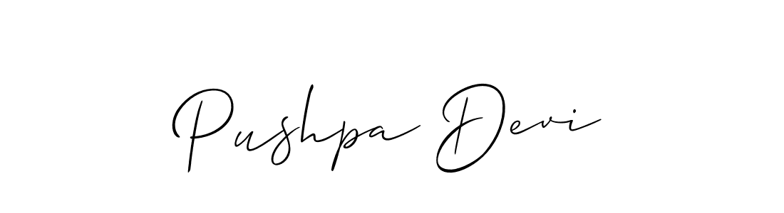 Make a beautiful signature design for name Pushpa Devi. Use this online signature maker to create a handwritten signature for free. Pushpa Devi signature style 2 images and pictures png