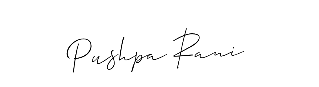 Make a beautiful signature design for name Pushpa Rani. Use this online signature maker to create a handwritten signature for free. Pushpa Rani signature style 2 images and pictures png