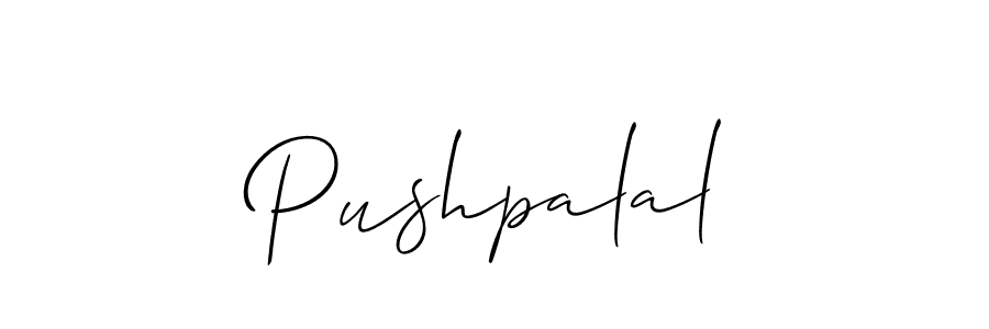 It looks lik you need a new signature style for name Pushpalal. Design unique handwritten (Allison_Script) signature with our free signature maker in just a few clicks. Pushpalal signature style 2 images and pictures png