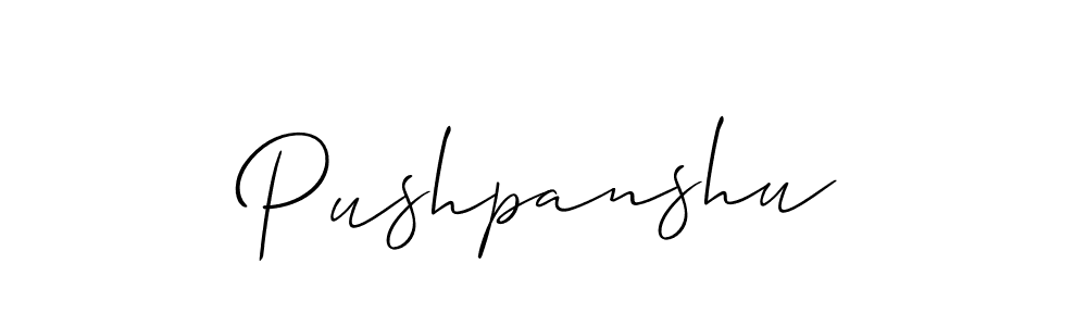 Similarly Allison_Script is the best handwritten signature design. Signature creator online .You can use it as an online autograph creator for name Pushpanshu. Pushpanshu signature style 2 images and pictures png