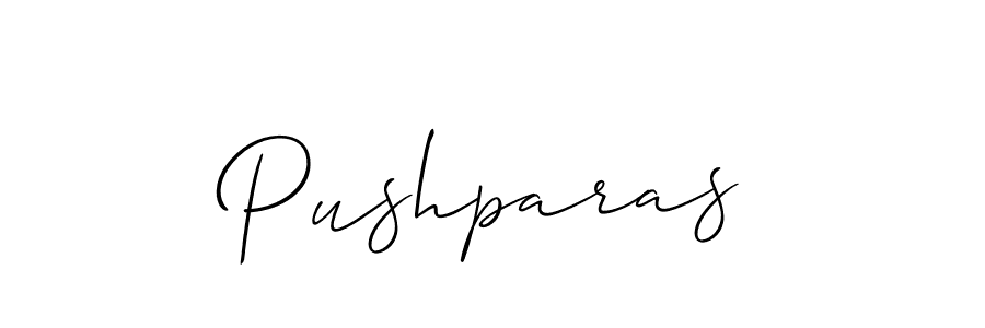 Make a beautiful signature design for name Pushparas. Use this online signature maker to create a handwritten signature for free. Pushparas signature style 2 images and pictures png