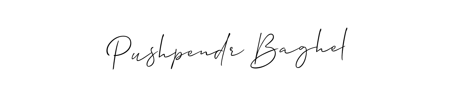 Also You can easily find your signature by using the search form. We will create Pushpendr Baghel name handwritten signature images for you free of cost using Allison_Script sign style. Pushpendr Baghel signature style 2 images and pictures png