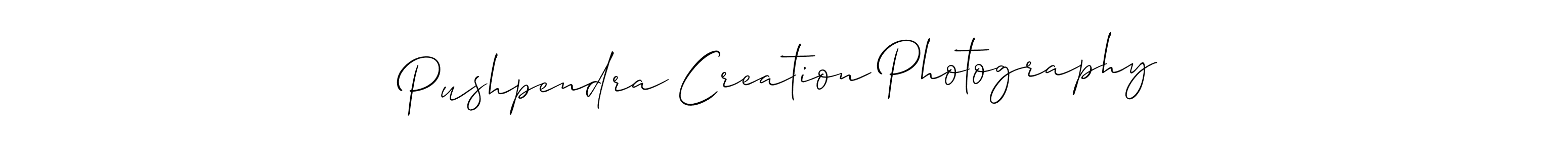 How to Draw Pushpendra Creation Photography signature style? Allison_Script is a latest design signature styles for name Pushpendra Creation Photography. Pushpendra Creation Photography signature style 2 images and pictures png