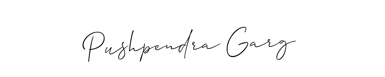 Also You can easily find your signature by using the search form. We will create Pushpendra Garg name handwritten signature images for you free of cost using Allison_Script sign style. Pushpendra Garg signature style 2 images and pictures png