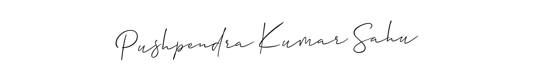 Make a beautiful signature design for name Pushpendra Kumar Sahu. Use this online signature maker to create a handwritten signature for free. Pushpendra Kumar Sahu signature style 2 images and pictures png