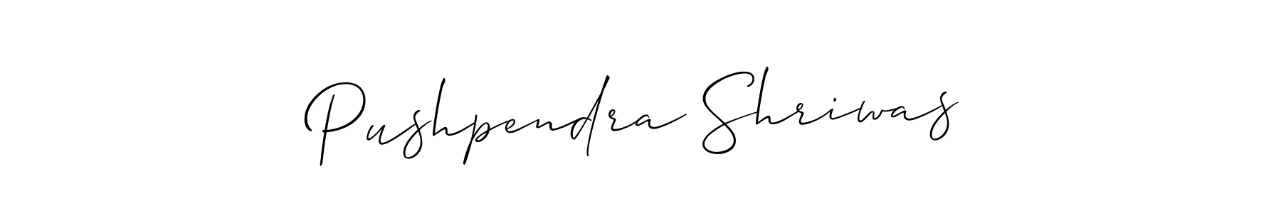 Make a beautiful signature design for name Pushpendra Shriwas. Use this online signature maker to create a handwritten signature for free. Pushpendra Shriwas signature style 2 images and pictures png