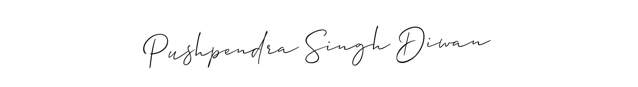 It looks lik you need a new signature style for name Pushpendra Singh Diwan. Design unique handwritten (Allison_Script) signature with our free signature maker in just a few clicks. Pushpendra Singh Diwan signature style 2 images and pictures png