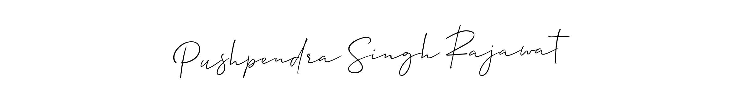 This is the best signature style for the Pushpendra Singh Rajawat name. Also you like these signature font (Allison_Script). Mix name signature. Pushpendra Singh Rajawat signature style 2 images and pictures png