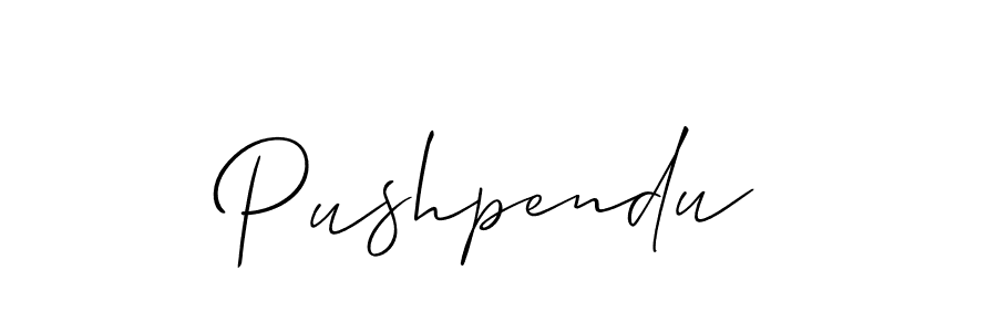 How to Draw Pushpendu signature style? Allison_Script is a latest design signature styles for name Pushpendu. Pushpendu signature style 2 images and pictures png