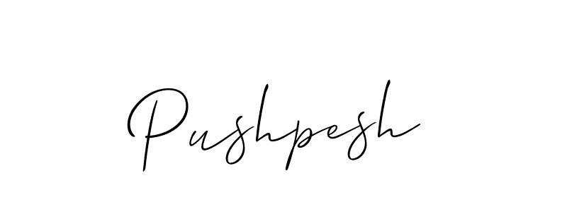 The best way (Allison_Script) to make a short signature is to pick only two or three words in your name. The name Pushpesh include a total of six letters. For converting this name. Pushpesh signature style 2 images and pictures png