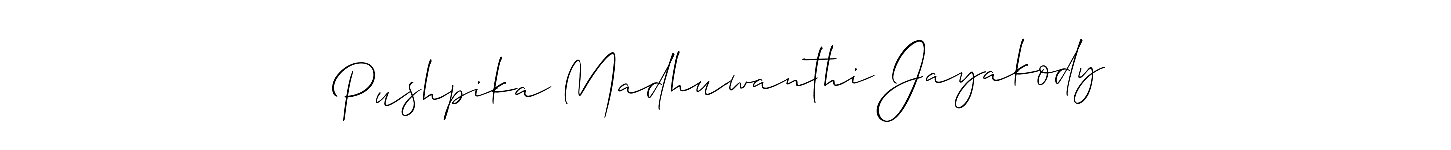 Here are the top 10 professional signature styles for the name Pushpika Madhuwanthi Jayakody. These are the best autograph styles you can use for your name. Pushpika Madhuwanthi Jayakody signature style 2 images and pictures png