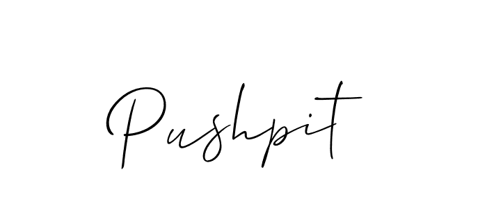 Pushpit stylish signature style. Best Handwritten Sign (Allison_Script) for my name. Handwritten Signature Collection Ideas for my name Pushpit. Pushpit signature style 2 images and pictures png