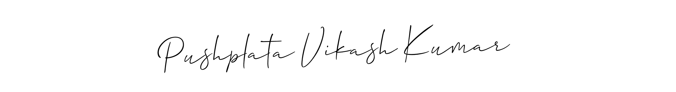 Once you've used our free online signature maker to create your best signature Allison_Script style, it's time to enjoy all of the benefits that Pushplata Vikash Kumar name signing documents. Pushplata Vikash Kumar signature style 2 images and pictures png