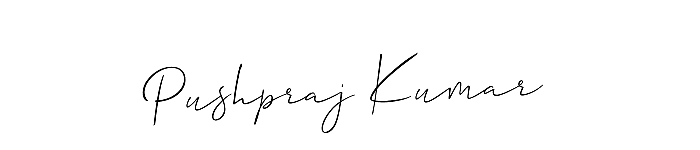 How to Draw Pushpraj Kumar signature style? Allison_Script is a latest design signature styles for name Pushpraj Kumar. Pushpraj Kumar signature style 2 images and pictures png