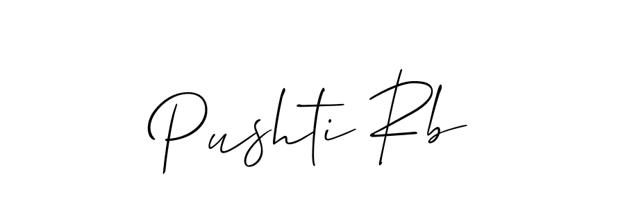 Here are the top 10 professional signature styles for the name Pushti Rb. These are the best autograph styles you can use for your name. Pushti Rb signature style 2 images and pictures png