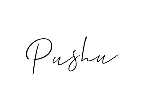 Also we have Pushu name is the best signature style. Create professional handwritten signature collection using Allison_Script autograph style. Pushu signature style 2 images and pictures png
