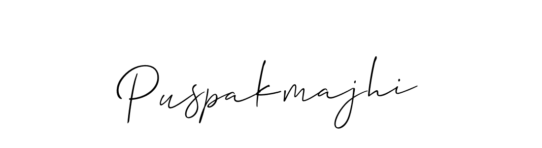 if you are searching for the best signature style for your name Puspakmajhi. so please give up your signature search. here we have designed multiple signature styles  using Allison_Script. Puspakmajhi signature style 2 images and pictures png