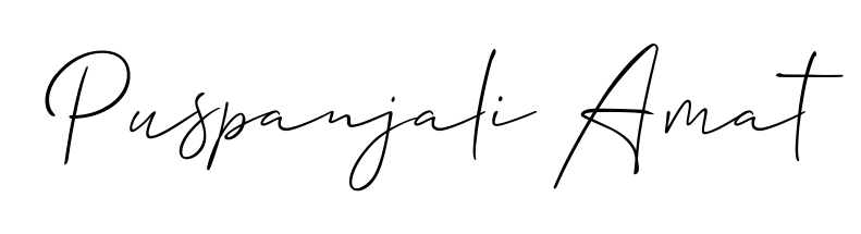 Quickly download Puspanjali Amat name signature in high-resolution PNG using Allison_Script style. Ready to insert into PDFs and online applications. Puspanjali Amat signature style 2 images and pictures png