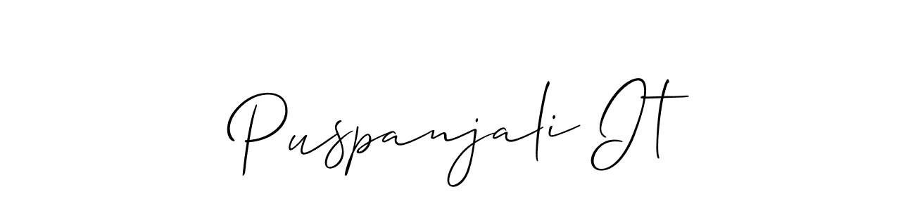 See photos of Puspanjali It official signature by Spectra . Check more albums & portfolios. Read reviews & check more about Allison_Script font. Puspanjali It signature style 2 images and pictures png