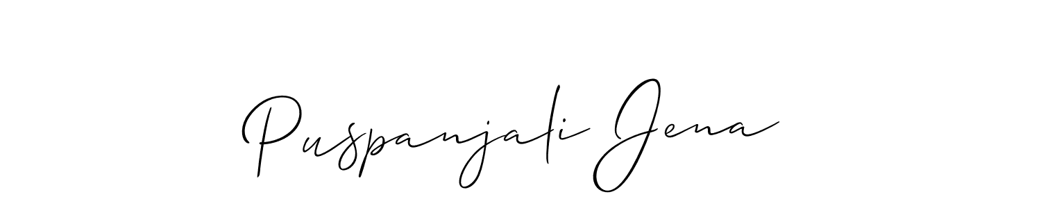 Make a beautiful signature design for name Puspanjali Jena. Use this online signature maker to create a handwritten signature for free. Puspanjali Jena signature style 2 images and pictures png