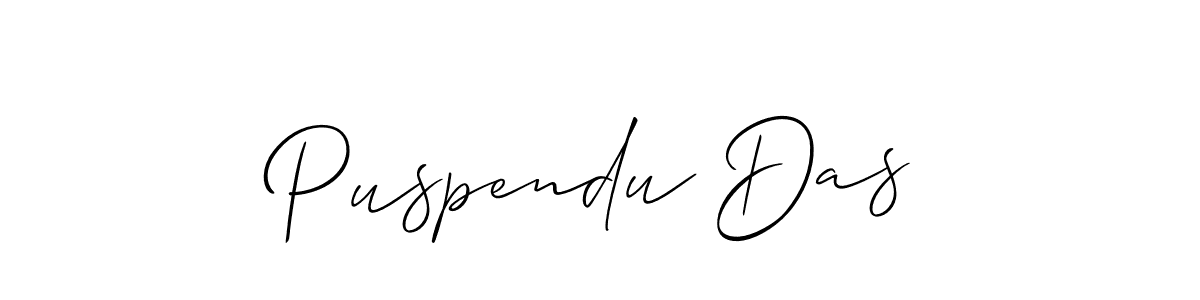 Once you've used our free online signature maker to create your best signature Allison_Script style, it's time to enjoy all of the benefits that Puspendu Das name signing documents. Puspendu Das signature style 2 images and pictures png