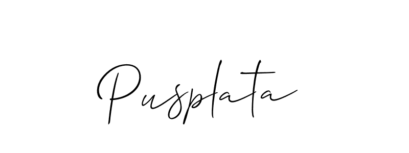 Pusplata stylish signature style. Best Handwritten Sign (Allison_Script) for my name. Handwritten Signature Collection Ideas for my name Pusplata. Pusplata signature style 2 images and pictures png