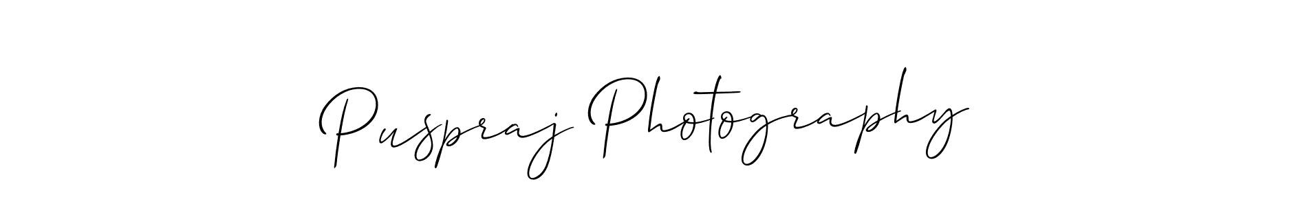 Best and Professional Signature Style for Puspraj Photography. Allison_Script Best Signature Style Collection. Puspraj Photography signature style 2 images and pictures png