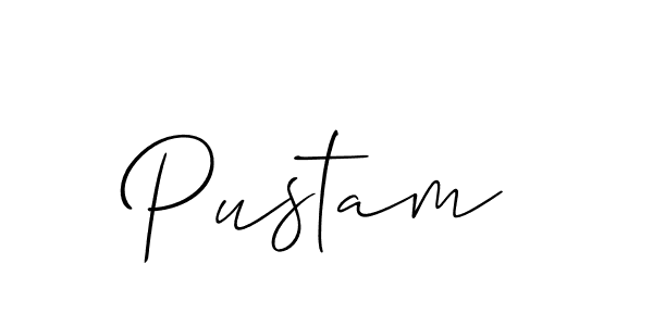 Make a beautiful signature design for name Pustam. Use this online signature maker to create a handwritten signature for free. Pustam signature style 2 images and pictures png