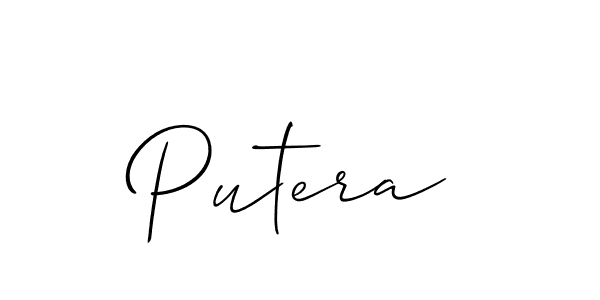 It looks lik you need a new signature style for name Putera. Design unique handwritten (Allison_Script) signature with our free signature maker in just a few clicks. Putera signature style 2 images and pictures png