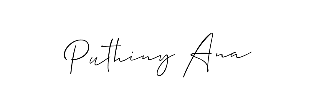 if you are searching for the best signature style for your name Puthiny Ana. so please give up your signature search. here we have designed multiple signature styles  using Allison_Script. Puthiny Ana signature style 2 images and pictures png