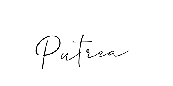 How to Draw Putrea signature style? Allison_Script is a latest design signature styles for name Putrea. Putrea signature style 2 images and pictures png