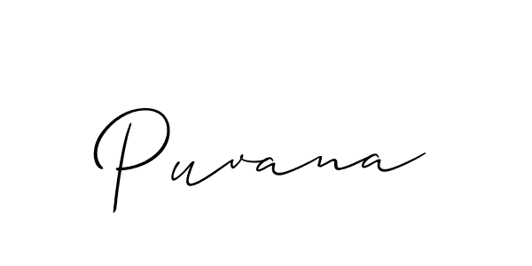 Make a beautiful signature design for name Puvana. Use this online signature maker to create a handwritten signature for free. Puvana signature style 2 images and pictures png