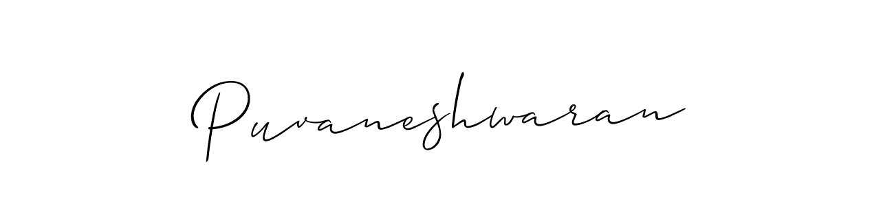 It looks lik you need a new signature style for name Puvaneshwaran. Design unique handwritten (Allison_Script) signature with our free signature maker in just a few clicks. Puvaneshwaran signature style 2 images and pictures png