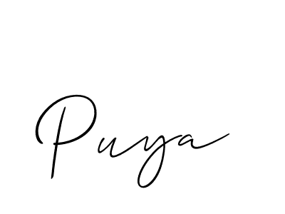You should practise on your own different ways (Allison_Script) to write your name (Puya) in signature. don't let someone else do it for you. Puya signature style 2 images and pictures png