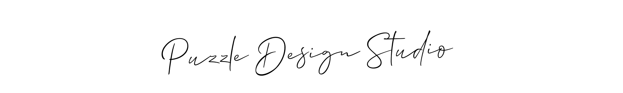 Once you've used our free online signature maker to create your best signature Allison_Script style, it's time to enjoy all of the benefits that Puzzle Design Studio name signing documents. Puzzle Design Studio signature style 2 images and pictures png