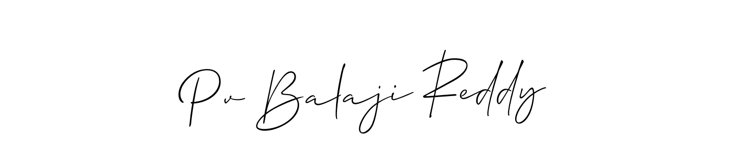 Once you've used our free online signature maker to create your best signature Allison_Script style, it's time to enjoy all of the benefits that Pv Balaji Reddy name signing documents. Pv Balaji Reddy signature style 2 images and pictures png