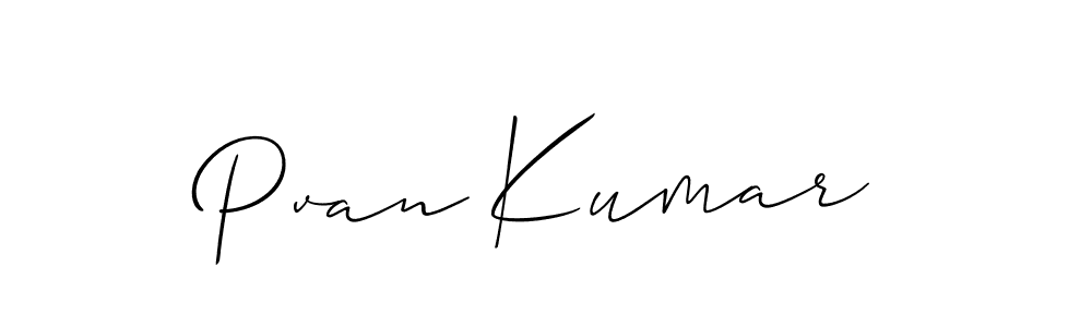 Similarly Allison_Script is the best handwritten signature design. Signature creator online .You can use it as an online autograph creator for name Pvan Kumar. Pvan Kumar signature style 2 images and pictures png