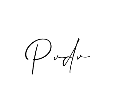 Design your own signature with our free online signature maker. With this signature software, you can create a handwritten (Allison_Script) signature for name Pvdv. Pvdv signature style 2 images and pictures png
