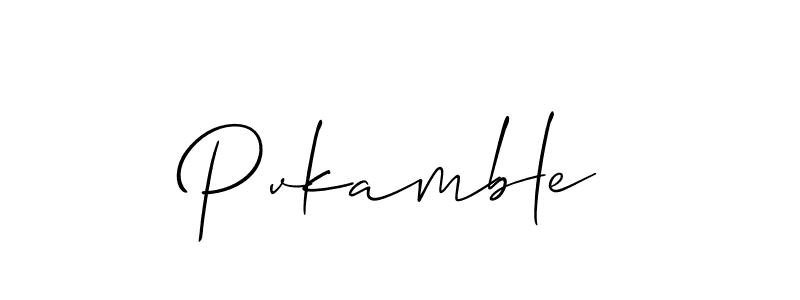 This is the best signature style for the Pvkamble name. Also you like these signature font (Allison_Script). Mix name signature. Pvkamble signature style 2 images and pictures png