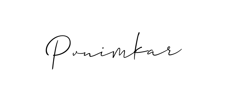 You can use this online signature creator to create a handwritten signature for the name Pvnimkar. This is the best online autograph maker. Pvnimkar signature style 2 images and pictures png