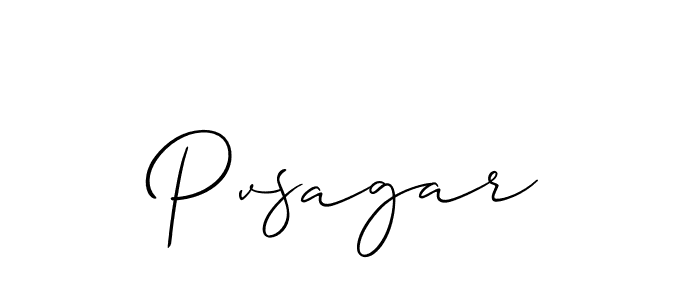 if you are searching for the best signature style for your name Pvsagar. so please give up your signature search. here we have designed multiple signature styles  using Allison_Script. Pvsagar signature style 2 images and pictures png