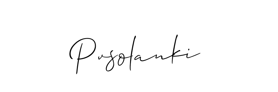 Here are the top 10 professional signature styles for the name Pvsolanki. These are the best autograph styles you can use for your name. Pvsolanki signature style 2 images and pictures png